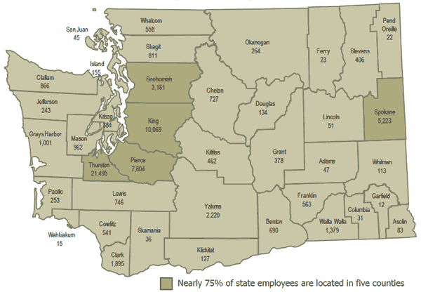 Distribution Of State Government Workforce - Careers.wa.gov